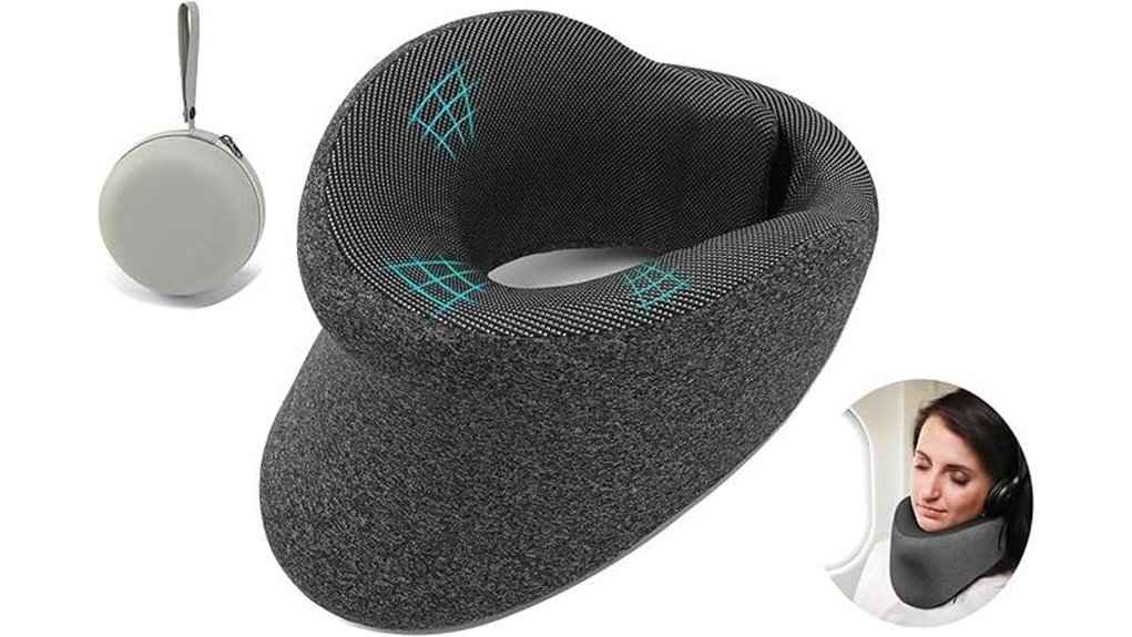 Neck Pillows That Don’t Push Your Head Forward (Comfort Shapes) 9 ergonomic chin support travel pillow