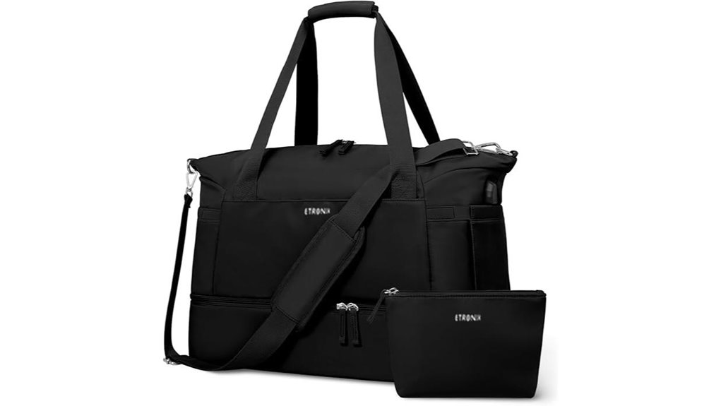 Must-Have Weekender Bags with Separate Wet Pockets (Swim-Ready) 2 etronik women s travel duffel