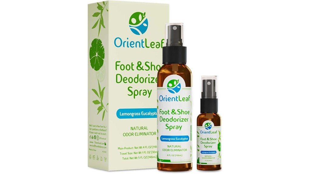 The Top Shoe Odor Solutions for Travel: Sprays vs Inserts 6 eucalyptus lemongrass shoe deodorizer