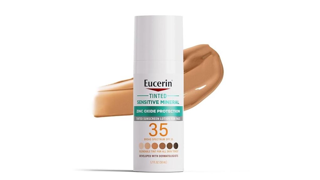 eucerin tinted mineral sunscreen