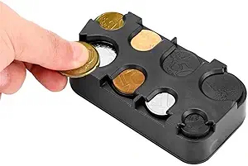 Travel Wallets With EU-Friendly Layouts in Coin-Heavy Regions 5 euro coin holder case