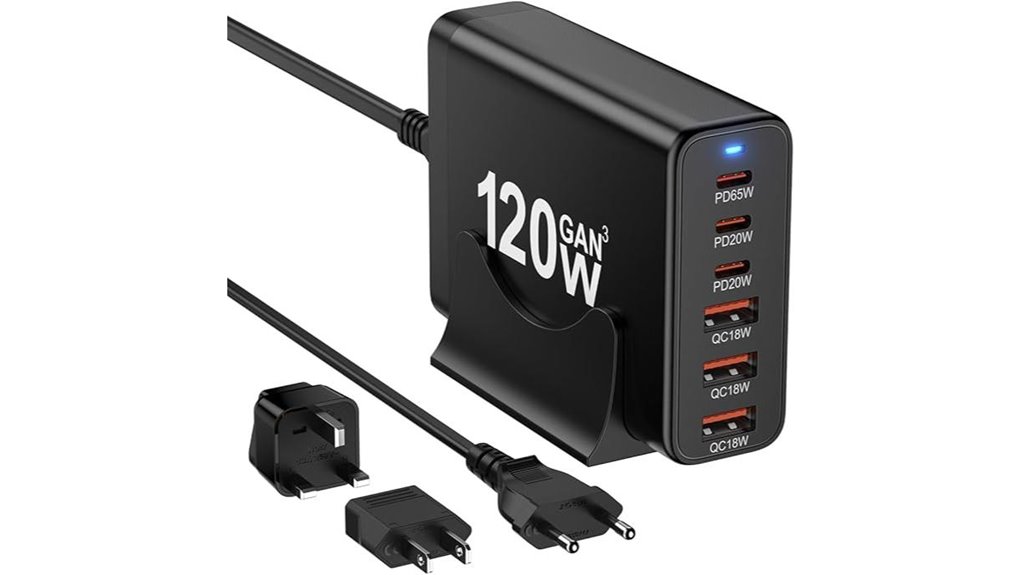european 120w 6 port gan