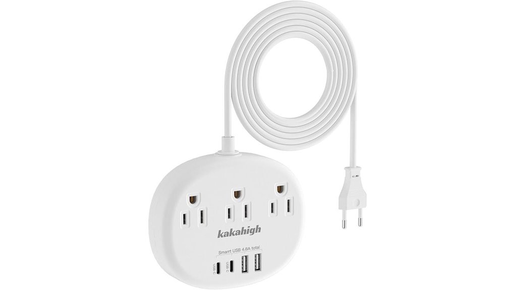 Top Travel Adapters (Multi-Country Compatibility) 5 european usb c 4 port adapter