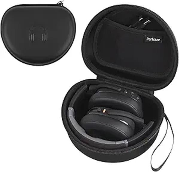 eva headphone case cable pocket