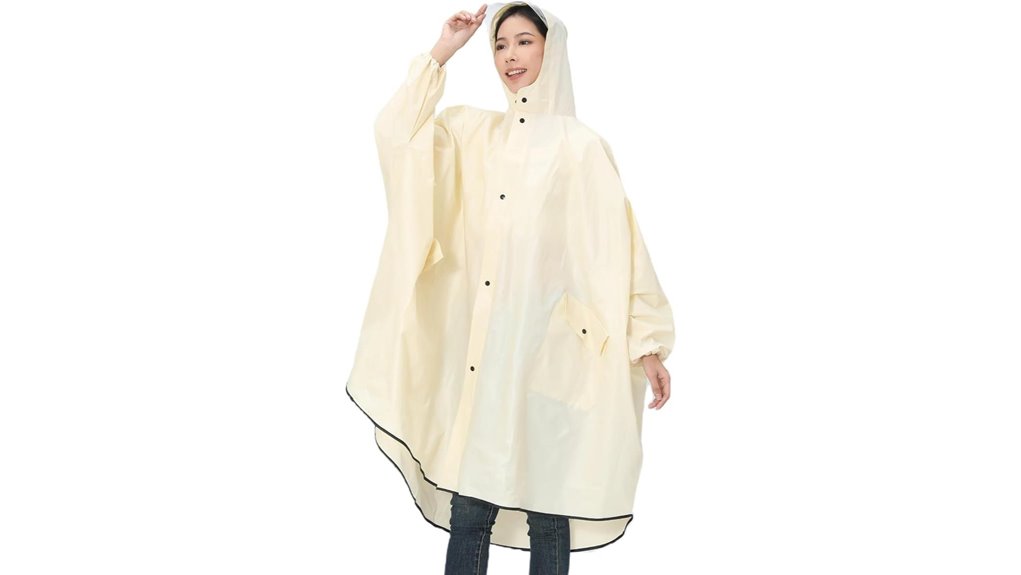 Packable Rain Capes for Travel (Bike and City Use) KeepDry 14 eva waterproof cape poncho