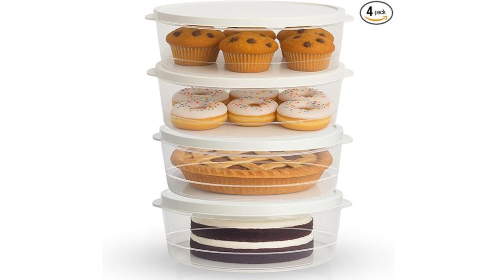 evelots 4 pack 10 inch airtight
