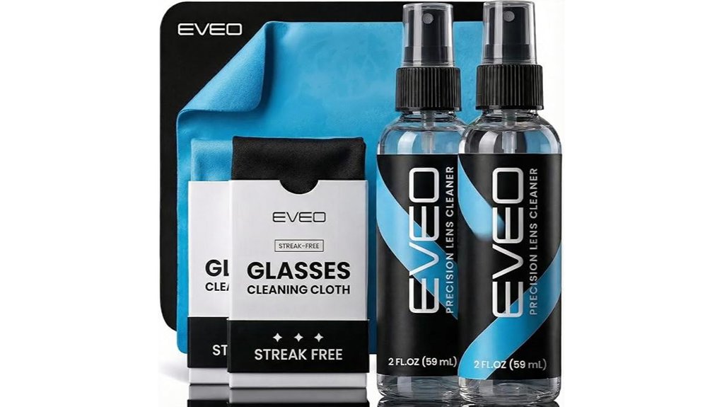 Screen-Cleaning Kits for Travel That Keep Your Screens Spotless 10 eveo 2 pack eyeglass cleaner