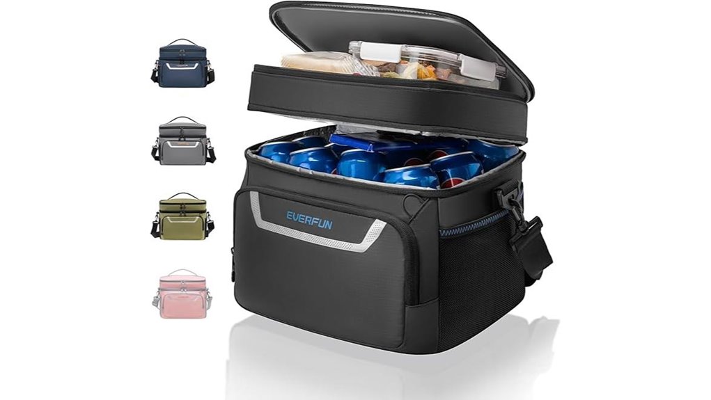 Soft‑Sided Compact Travel Coolers Perfect for Train Picnics 15 everfun 24 can leak proof cooler