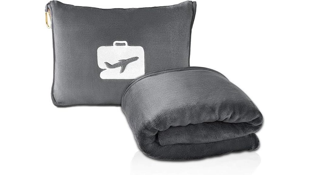 Travel Blankets That Pack Small: Warmth Without Bulk 6 eversnug travel blanket pillow