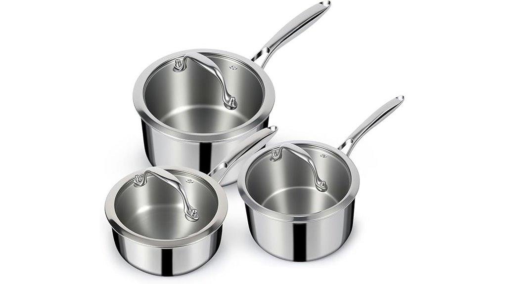 Best Saucepan Sets Every Chef Swears By 9 ewfen stainless 1 3qt sauce