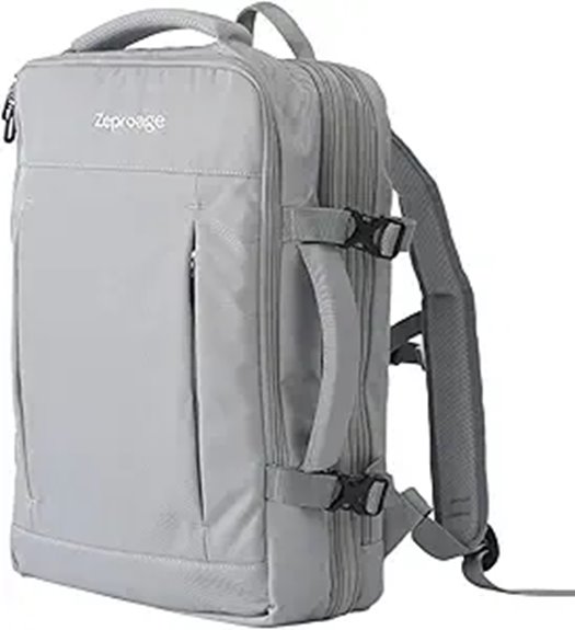 expandable 17 inch usb backpack