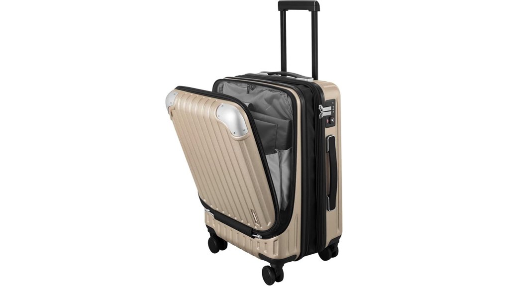 expandable 20 inch carry on tsa