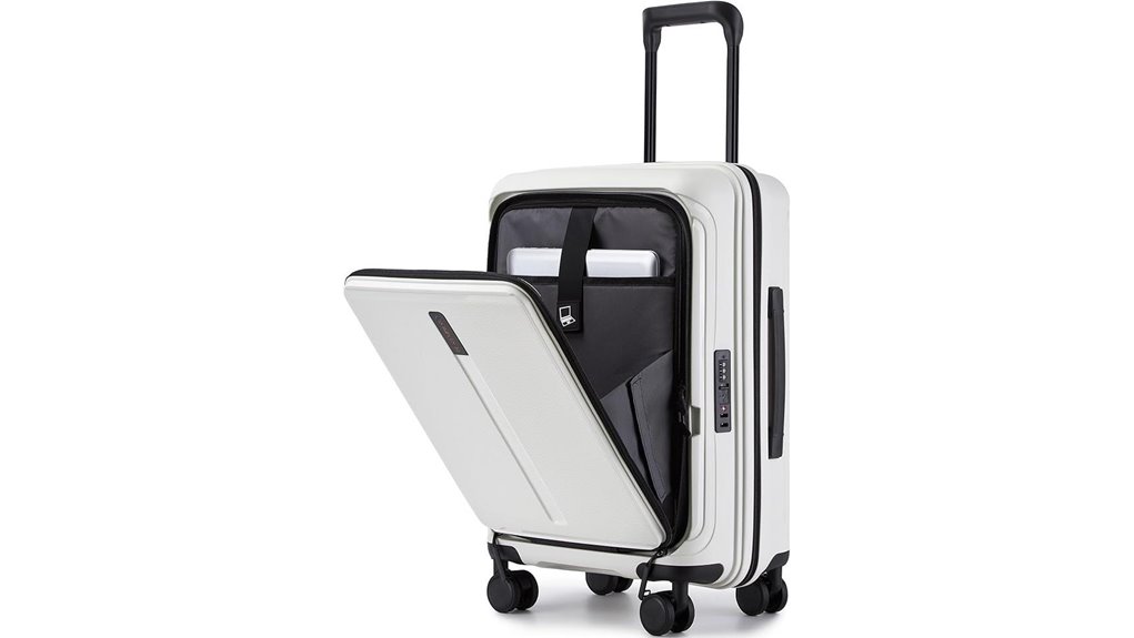 expandable 20 inch tsa spinner