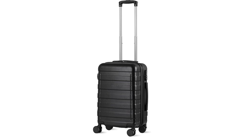 expandable 21 inch black spinner