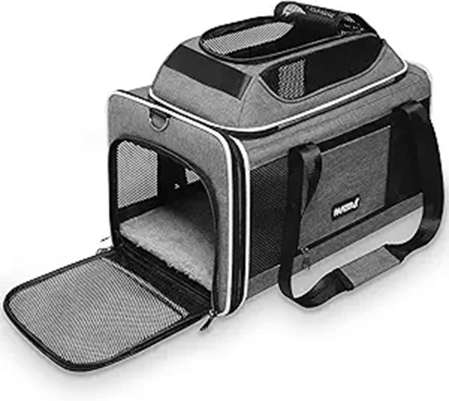 expandable airline approved cat carrier