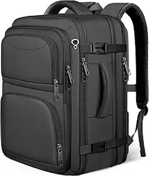 expandable carry on tsa backpack
