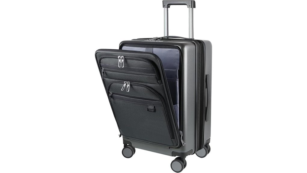 Durable Carry‑On Suitcases Frequent Flyers Can't Live Without 11 expandable carry on tsa usb
