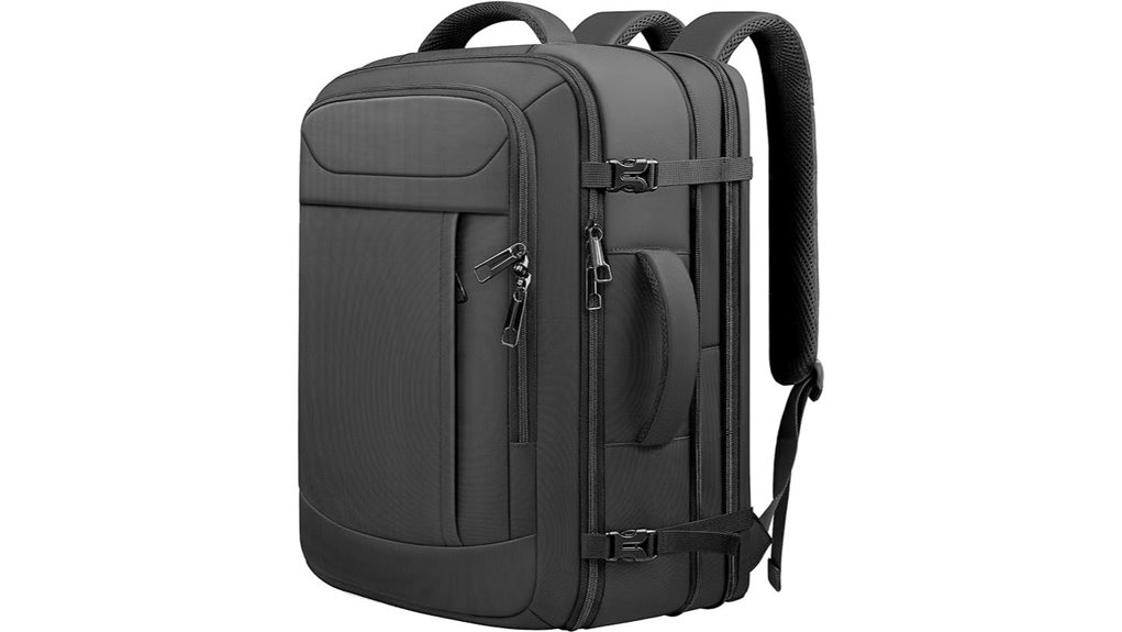 expandable waterproof anti theft backpack