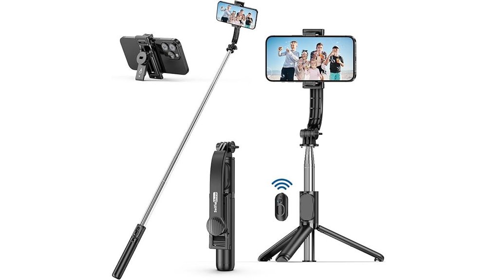 Best Pocket Selfie Sticks With Sturdy Hinges for Tripods 15 extendable selfie stick remote
