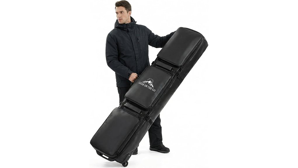 Boot-Friendly Rolling Duffels With Spacious Capacity 7 extensible waterproof ski bag