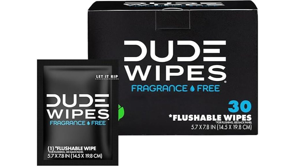 extra large unscented flushables