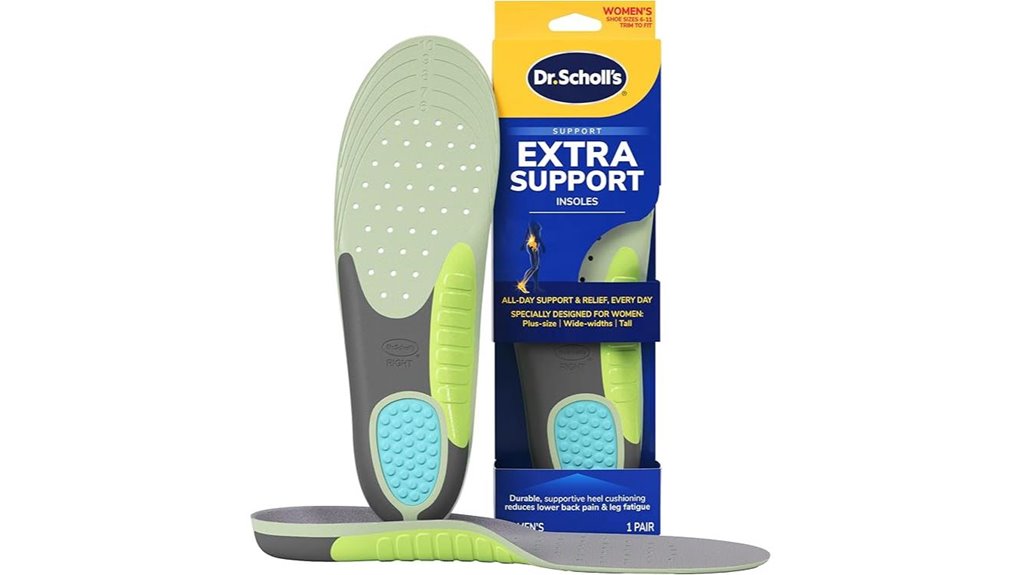 extra support plus size insoles
