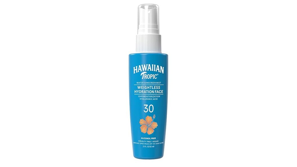 Top Sunscreen Face Mists Travelers Reapply Over Makeup 8 face hydrating spf30 mist