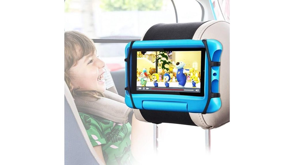 Top Car Headrest Mounts for Tablets Every Driver Loves 7 fangor anti slip adjustable mount