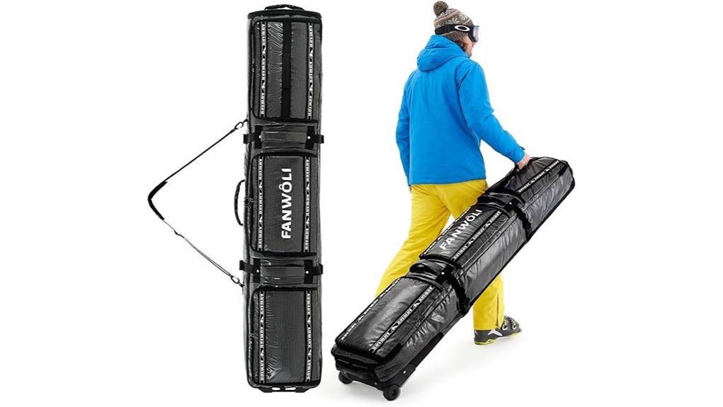 The Most Durable Snowboard Bags with Wheels 15 fanwoli ski snowboard bag