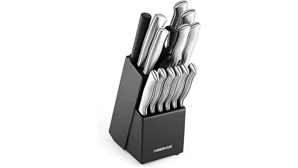 farberware 15 piece high carbon steel