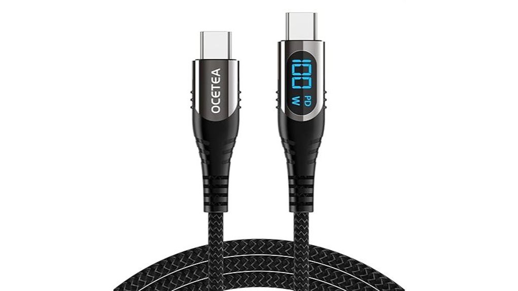 Top USB‑C Cables with Wattage Displays for Power‑Savvy Users 14 fast 100w usb c led