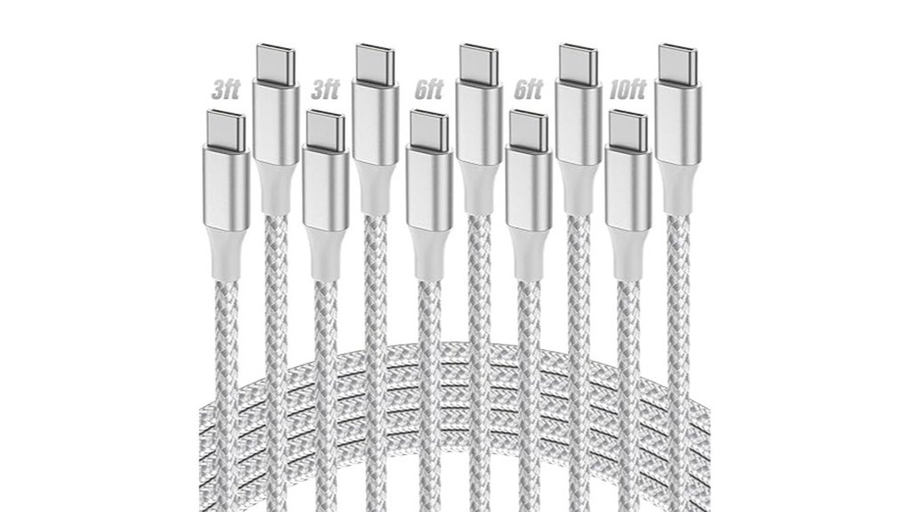 Top Travel Charging Cable Sets (Short + Long Combo) Must‑Have 1 fast 60w usb c pack