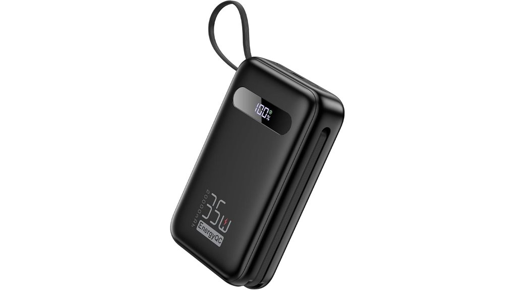 Power Banks with Built‑In Cables (USB‑C/Lightning) That Survive 1 fast dual cable 20000mah