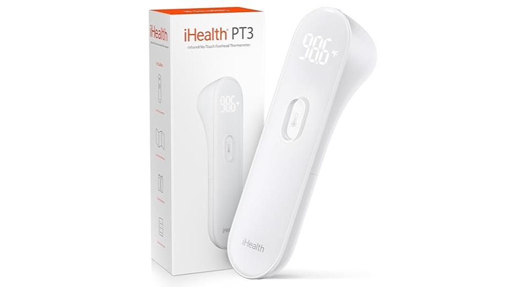 Top Travel Thermometers: No-Contact vs Oral for Families 12 fast touchless forehead thermometer