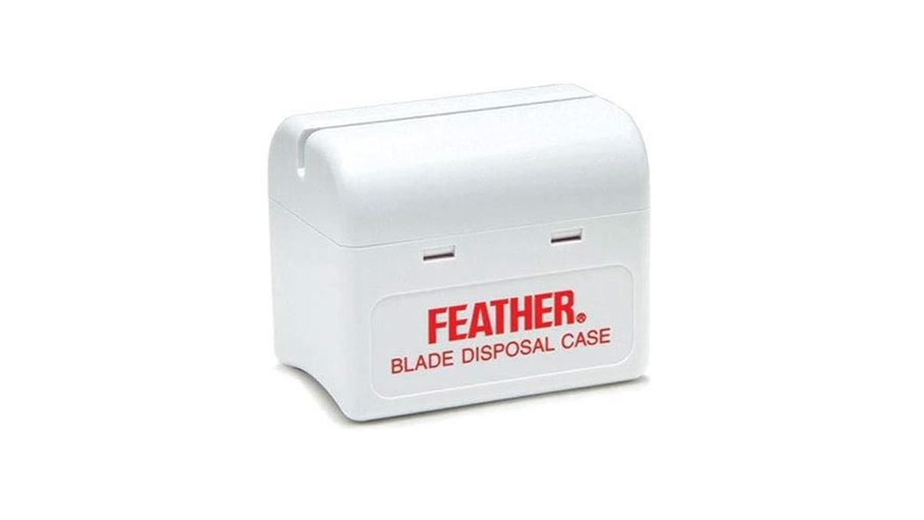 Best Travel Razor Cartridge Cases (No Loose Blades) 9 feather razor disposal case