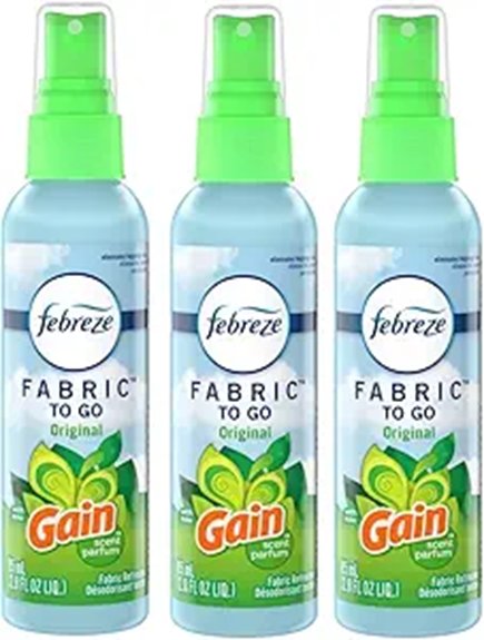 Best Travel Fabric Fresheners to Keep Odors at Bay 1 febreze 2 8oz gain 3 pack