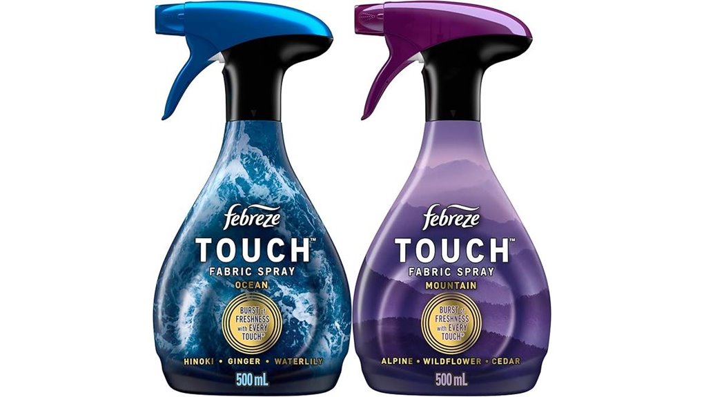 Travel Fabric Sprays That Freshen Musty Rooms Instantly 6 febreze touch 2ct spray