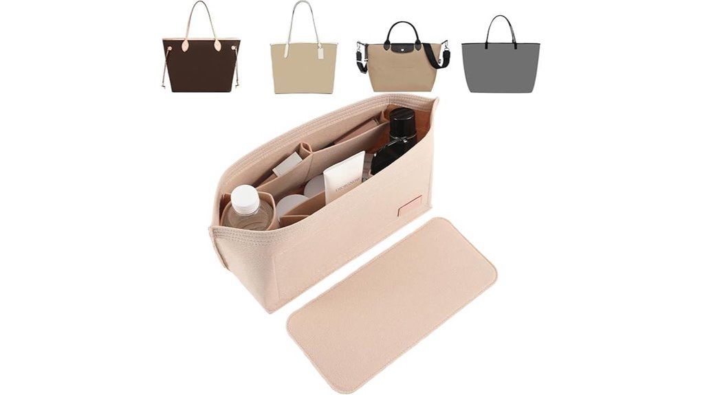 Packable Tote Inserts That Give Big Bags Instant Structure 2 felt bag organizer insert