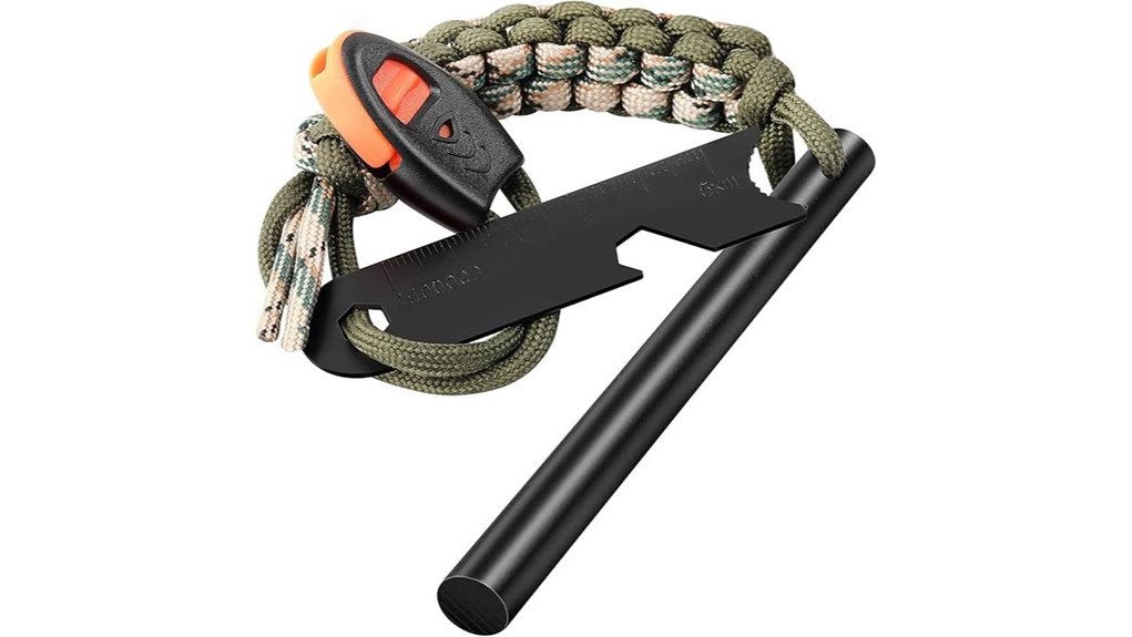 Weatherproof Pocket Fire Starters for Travelers & Campers 13 ferro 4 inch starter paracord