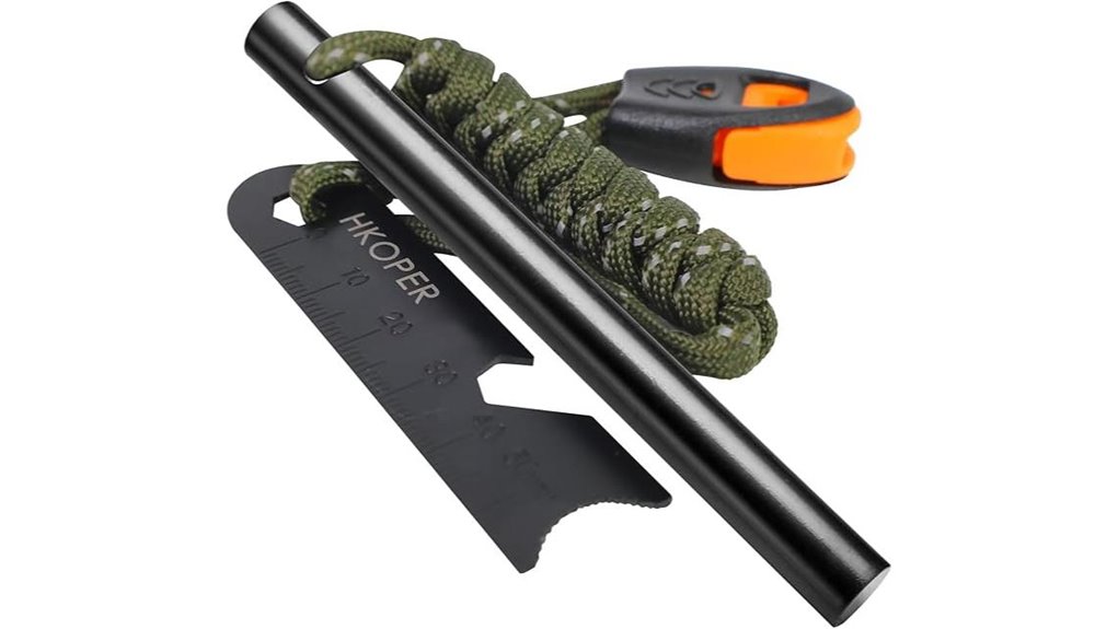Weatherproof Pocket Fire Starters for Travelers & Campers 11 ferro rod fire starter
