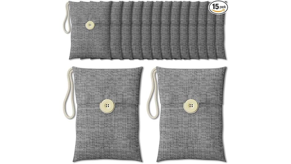 fifteen bamboo charcoal bags