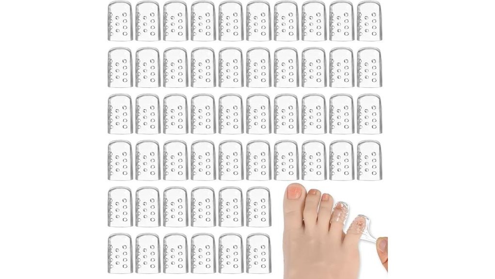 fifty silicone toe protectors