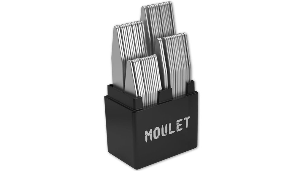 Collar Stays (Metal Travel Set) That Keep Your Shirts Crisp 3 fifty six piece precision case