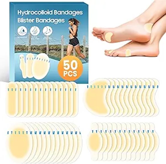 Best Blister Plasters for Heel Hotspots with Thin Edges 5 fifty waterproof hydrocolloid bandages
