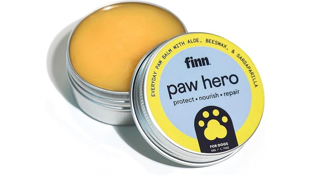 Best Pet Paw Balm Salt Protection for Winter Travelers 4 finn paw hero natural balm
