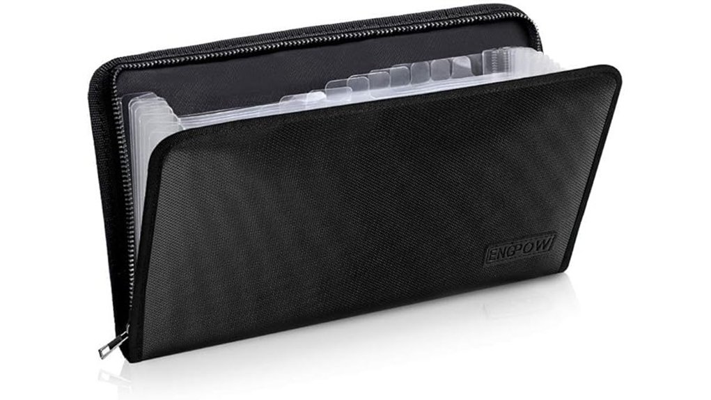 Top Currency Organizers (Multi-Pocket Wallets) for Travelers 5 fireproof a5 folder pockets