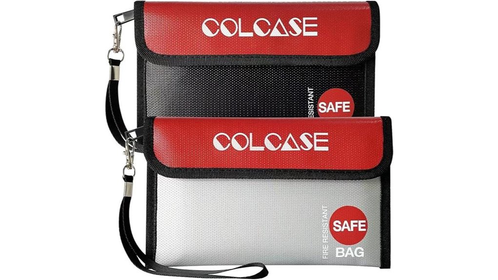 fireproof waterproof money bags