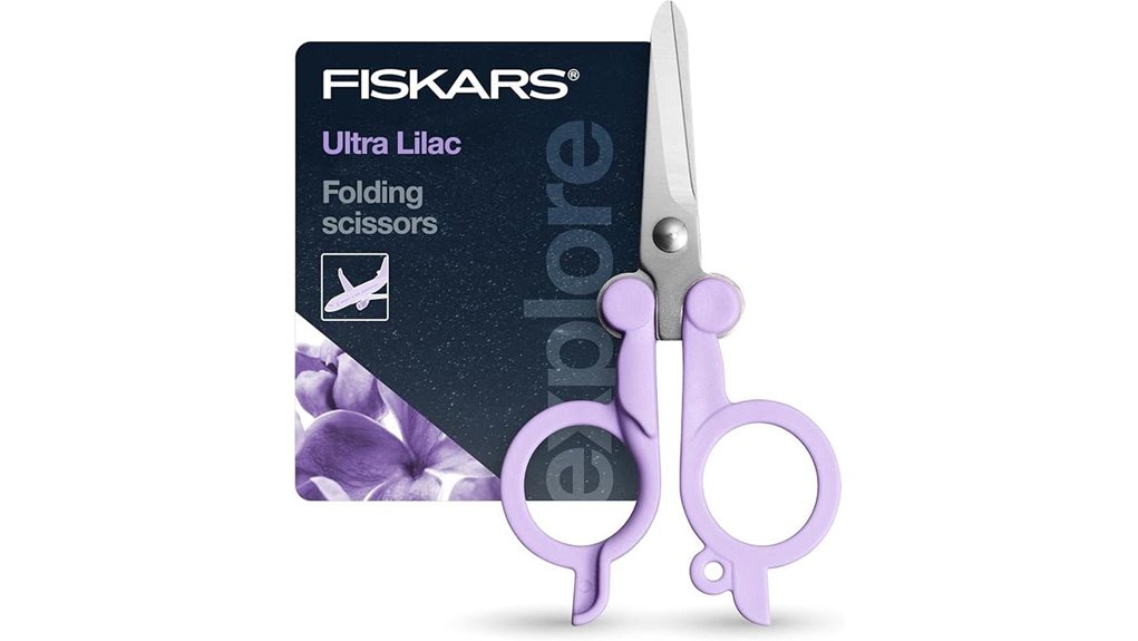 Small TSA-Friendly Scissors That Pass Security on Every Trip 15 fiskars lilac travel friendly scissor