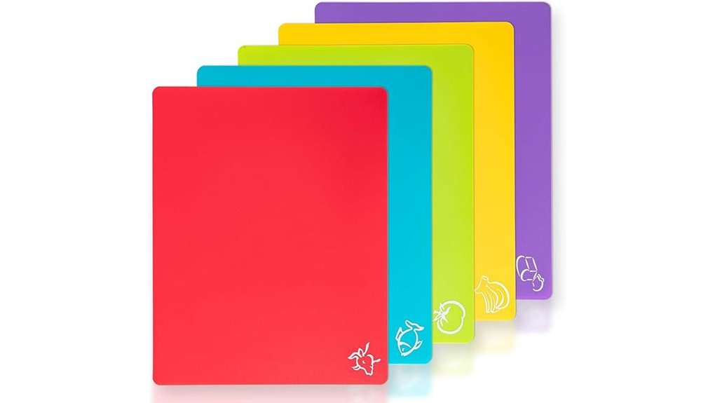 five flexible iconic boards