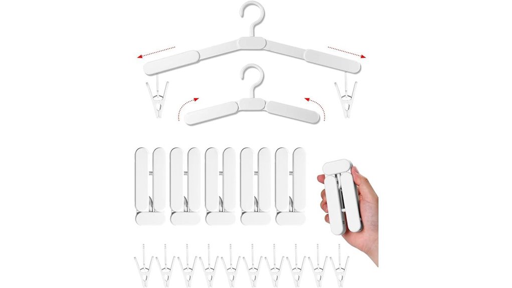 Travel Hangers That Don’t Snap (Strong foldables) – Must-Have 10 five foldable white hangers